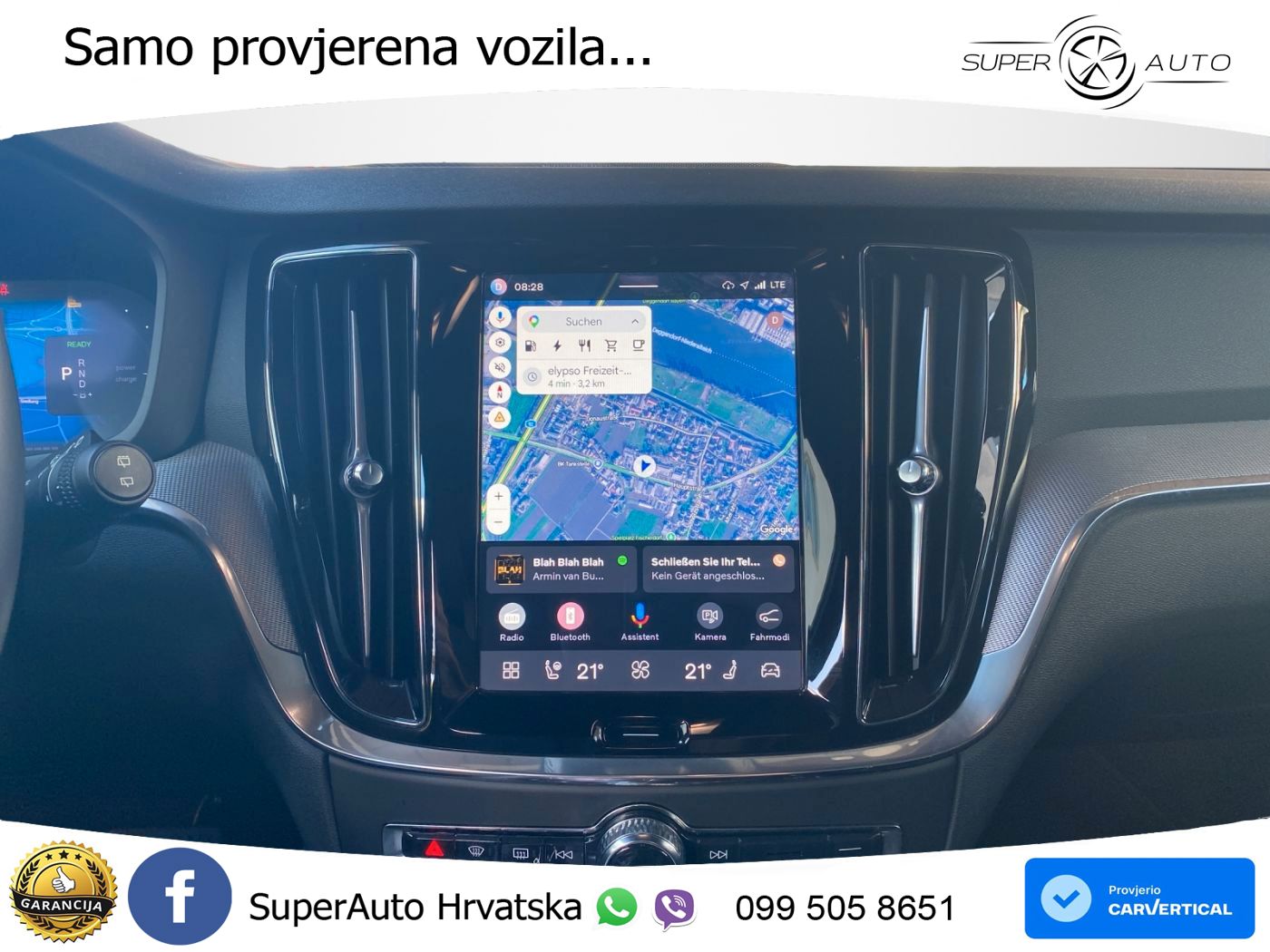 Volvo V60 2.0 T8 AWD Geartronic LED+GR SJED+ACC