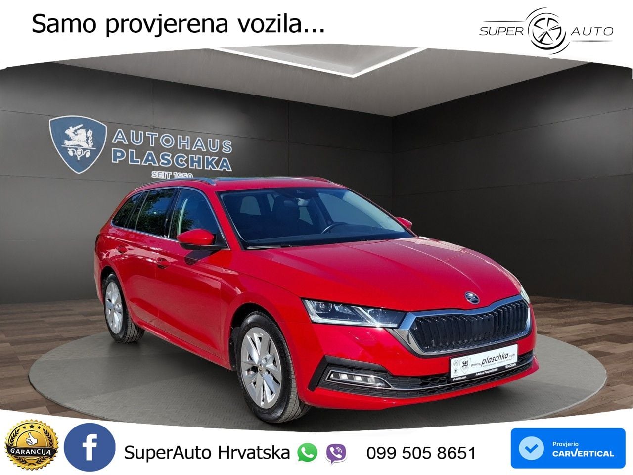 Škoda Octavia Combi 2.0 TDI (150 KS) LED+GR SJED+ACC