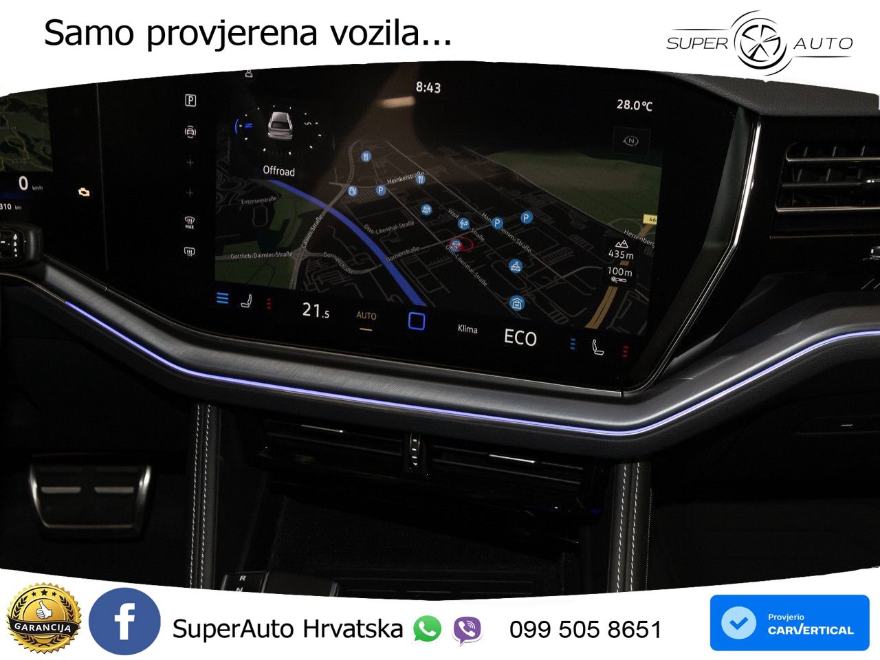 Volkswagen Touareg 3.0 V6 TDI (286 KS) 4MOTION Tiptronic LED+GR SJED+ACC