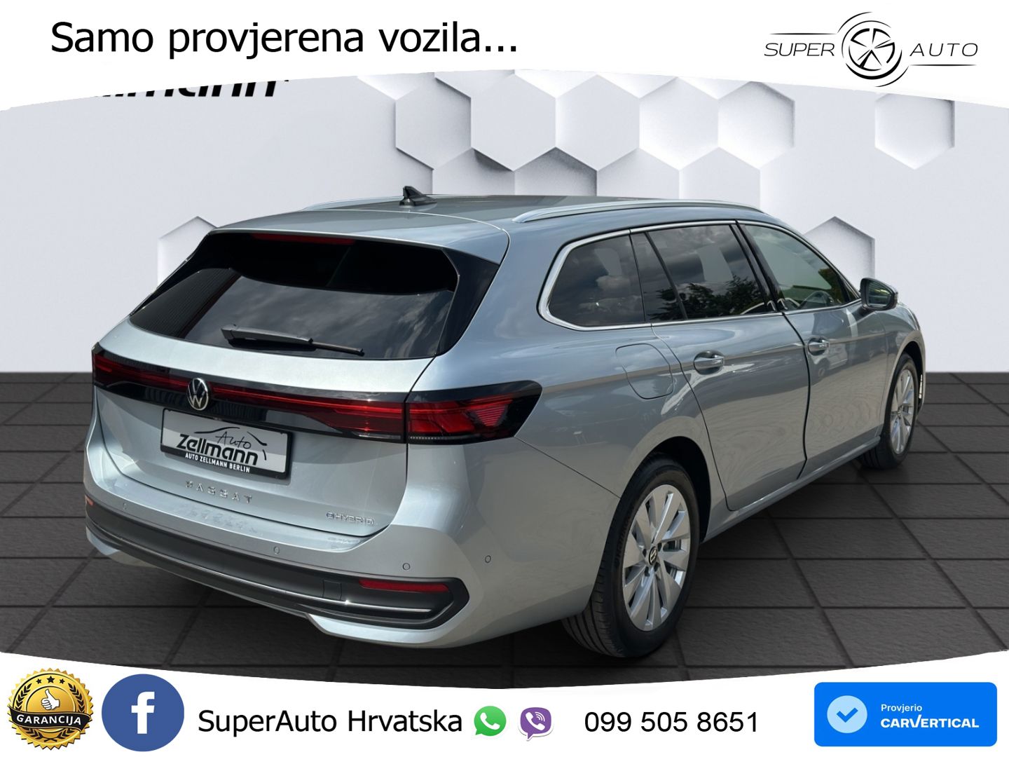 Volkswagen Passat Variant 1.5 TSI (204 KS) eHybrid DSG LED+GR SJED+ACC