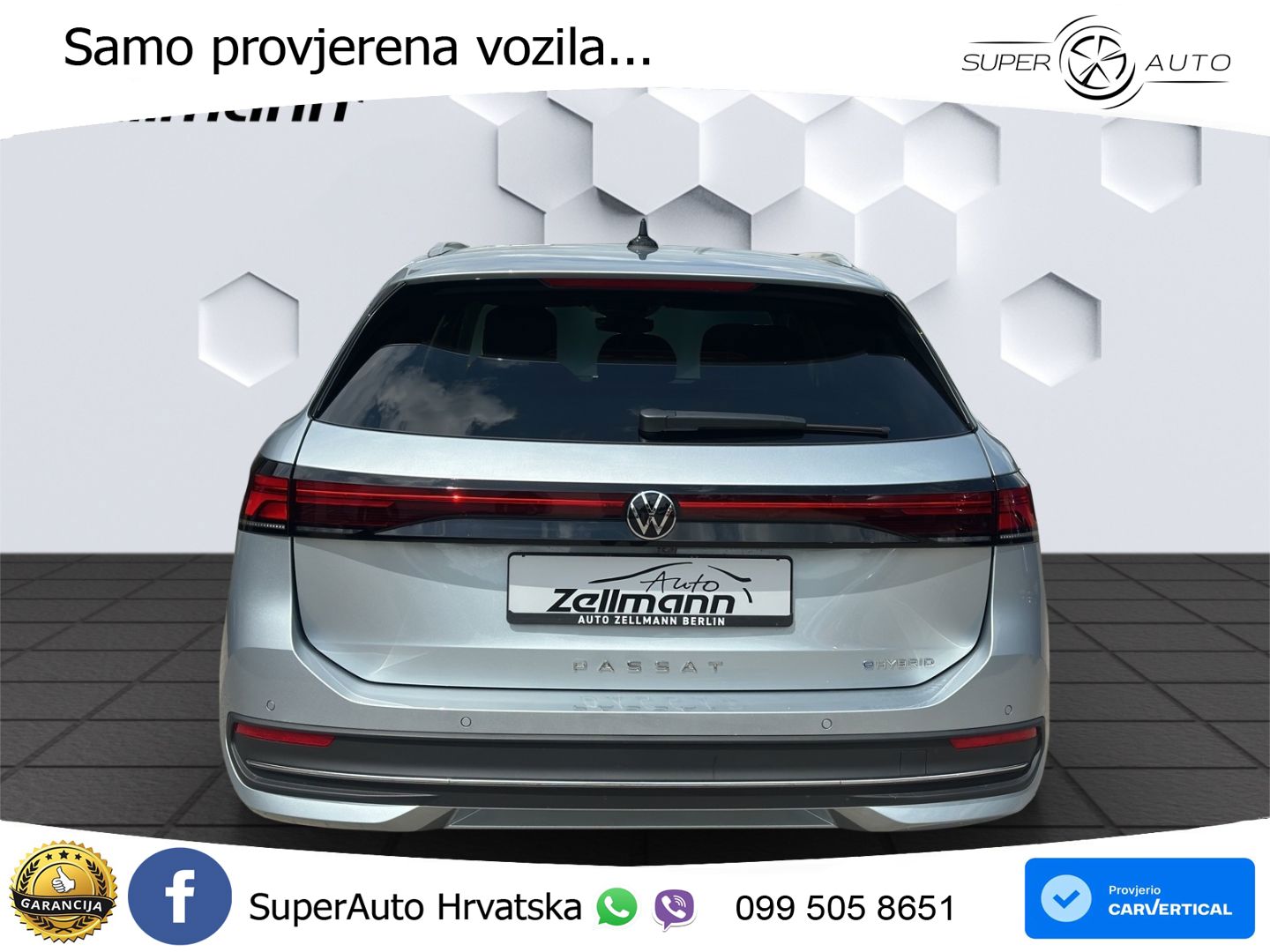 Volkswagen Passat Variant 1.5 TSI (204 KS) eHybrid DSG LED+GR SJED+ACC