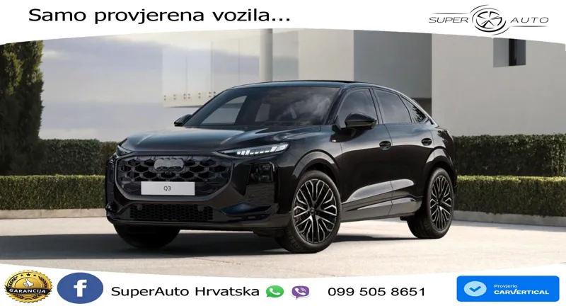 Audi Q3 Sportback 2.0 TDI (193 KS) quattro S tronic 2x S line