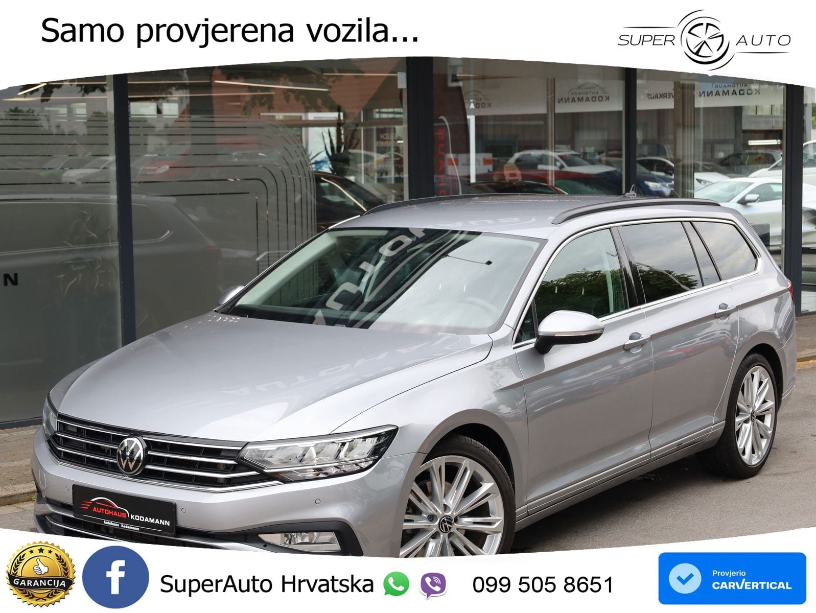 Volkswagen Passat Variant 2.0 TDI (150 KS) DSG R-Line LED+GR SJED+ACC