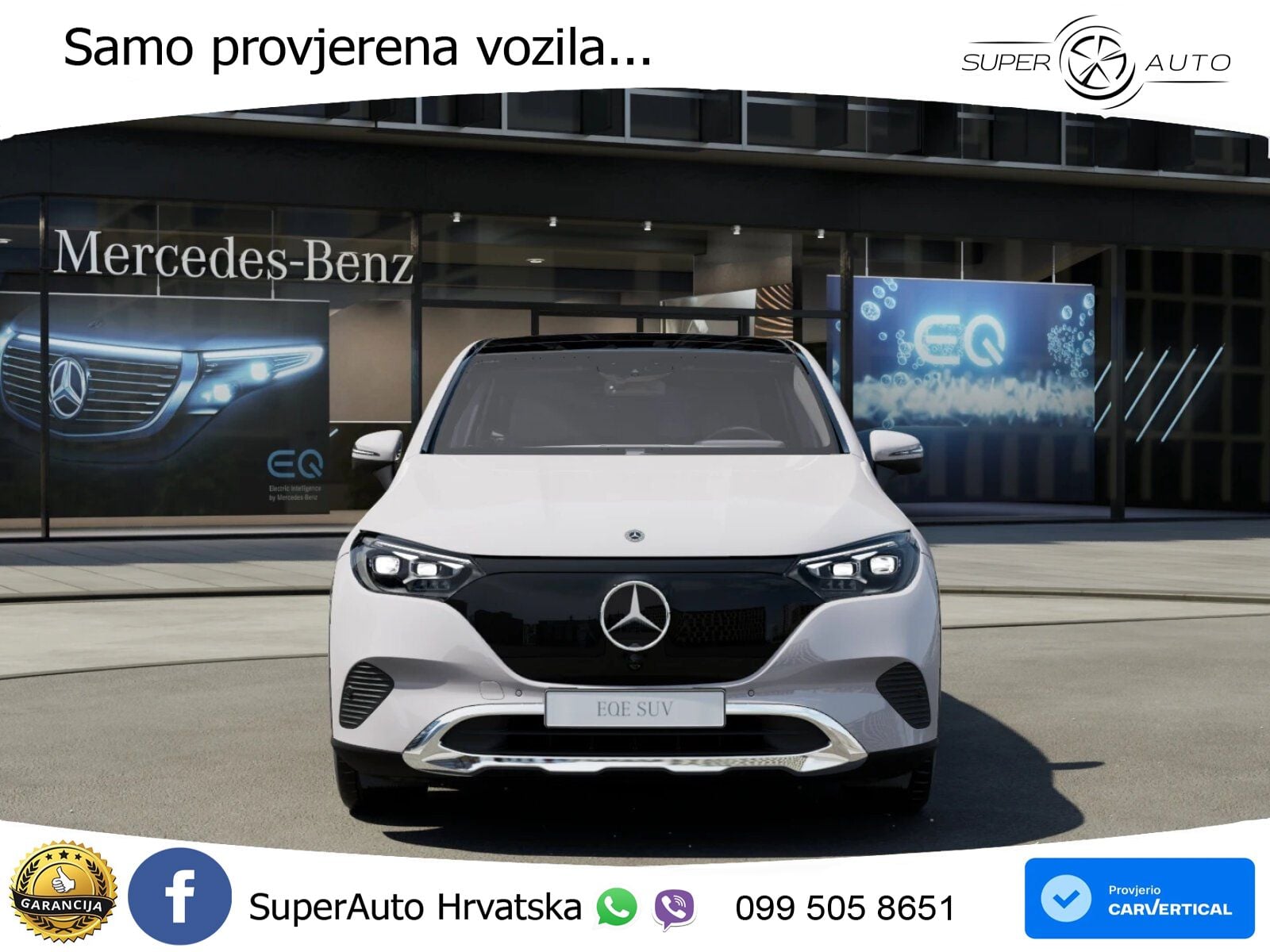 Mercedes EQE SUV 350 100 kWh (292 KS) 4MATIC ZRAČNI+ACC+GR SJED+KAM+PANO