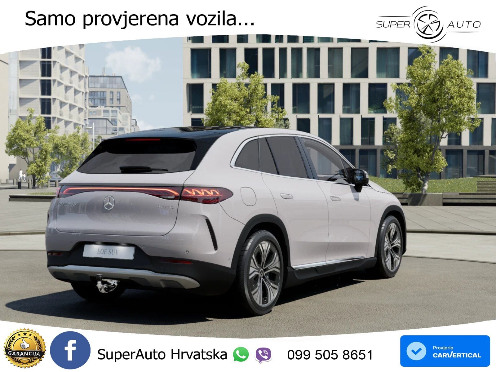 Mercedes EQE SUV 350 100 kWh (292 KS) 4MATIC ZRAČNI+ACC+GR SJED+KAM+PANO