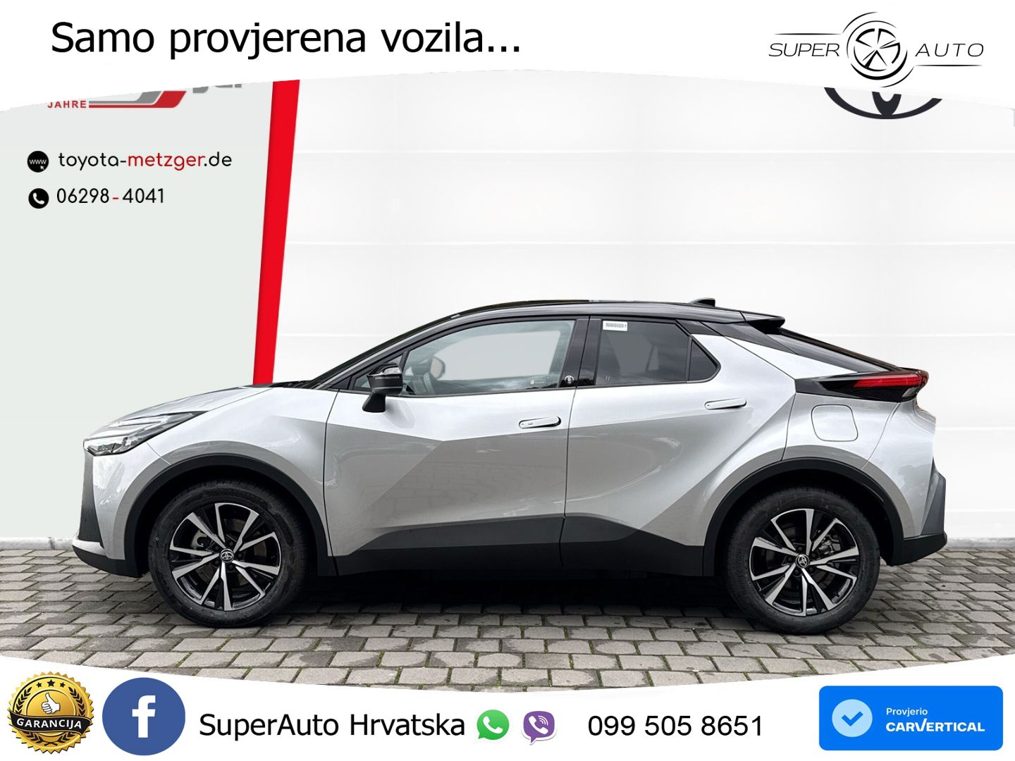 Toyota C-HR 2.0 (223 KS) PHEV e-CVT Teamplayer LED+GR SJED+ACC