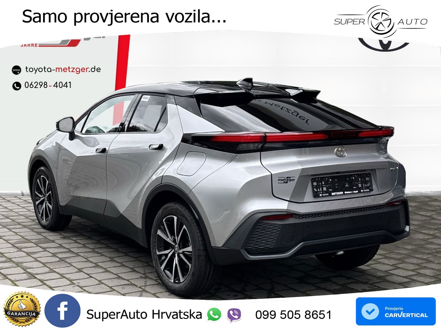 Toyota C-HR 2.0 (223 KS) PHEV e-CVT Teamplayer LED+GR SJED+ACC