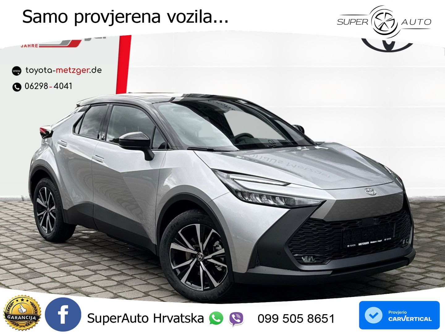 Toyota C-HR 2.0 (223 KS) PHEV e-CVT Teamplayer LED+GR SJED+ACC