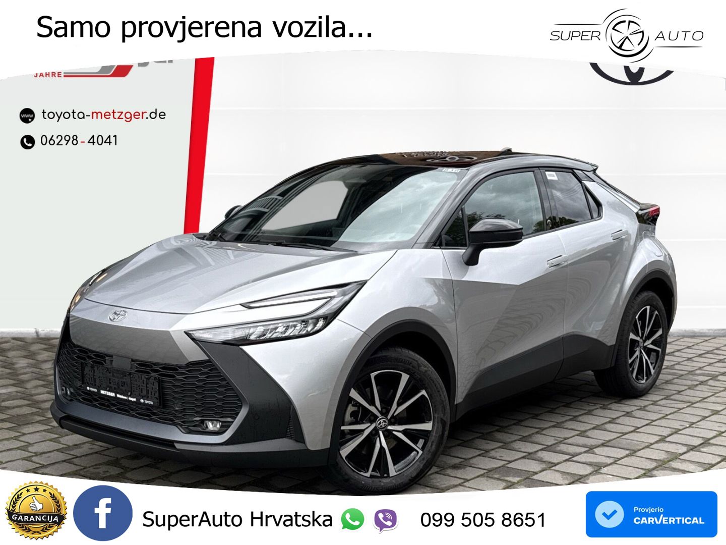 Toyota C-HR 2.0 (223 KS) PHEV e-CVT Teamplayer LED+GR SJED+ACC