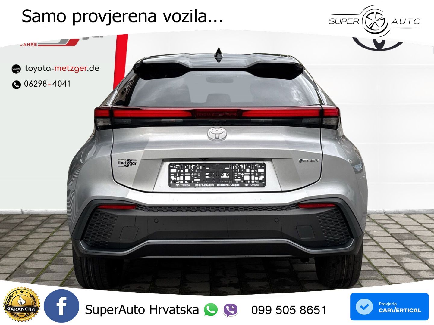 Toyota C-HR 2.0 (223 KS) PHEV e-CVT Teamplayer LED+GR SJED+ACC