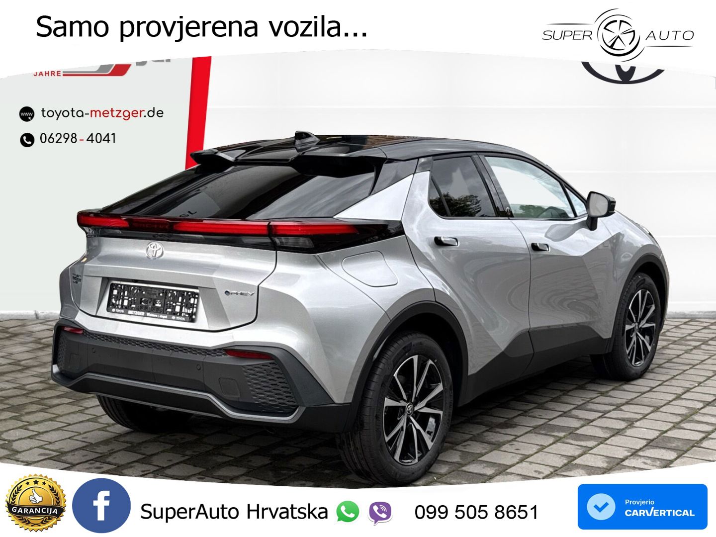 Toyota C-HR 2.0 (223 KS) PHEV e-CVT Teamplayer LED+GR SJED+ACC