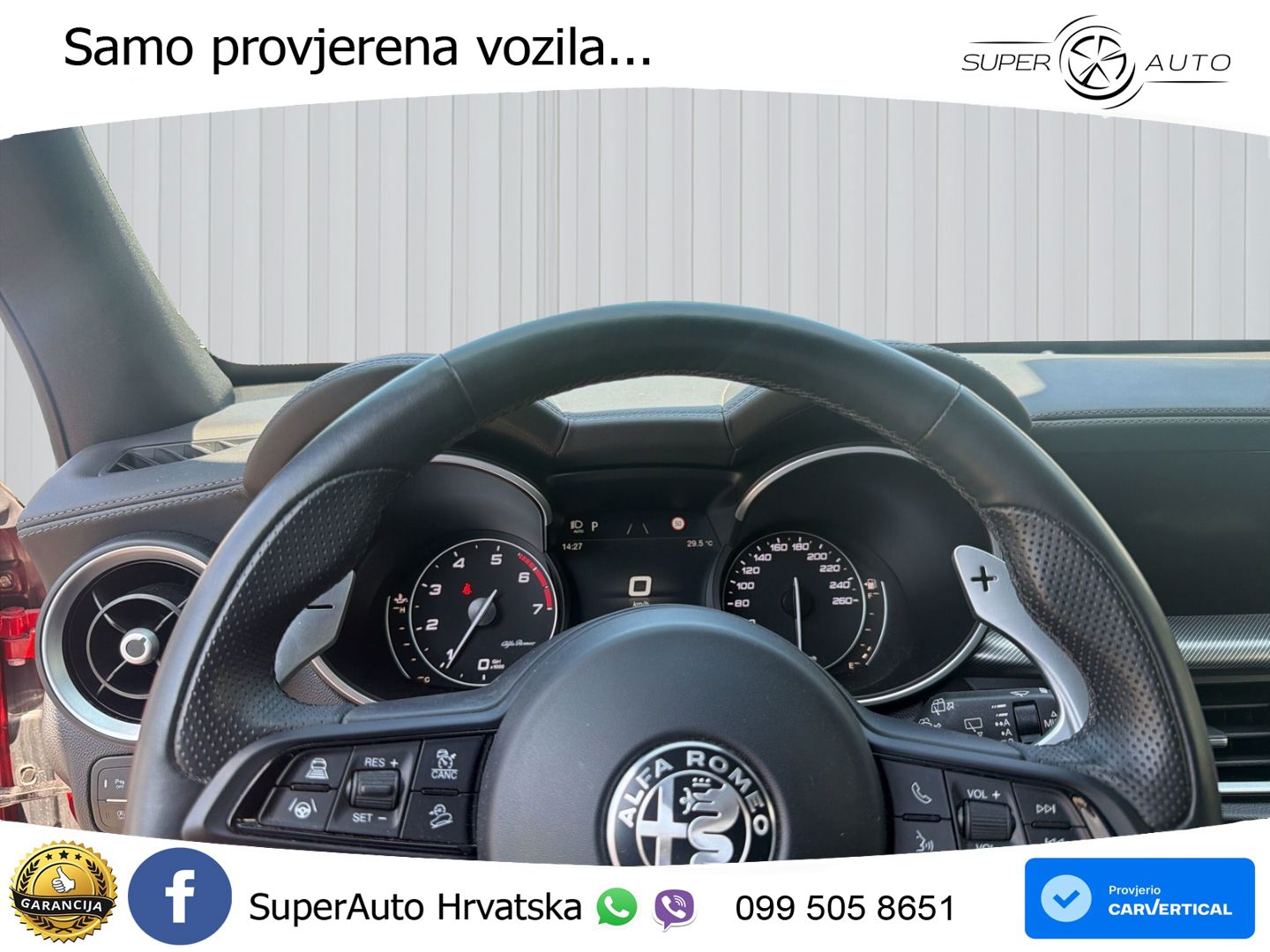 Alfa Romeo Stelvio 2.0 Turbo (280 KS) Q4 Automatic LED+GR SJED+ACC