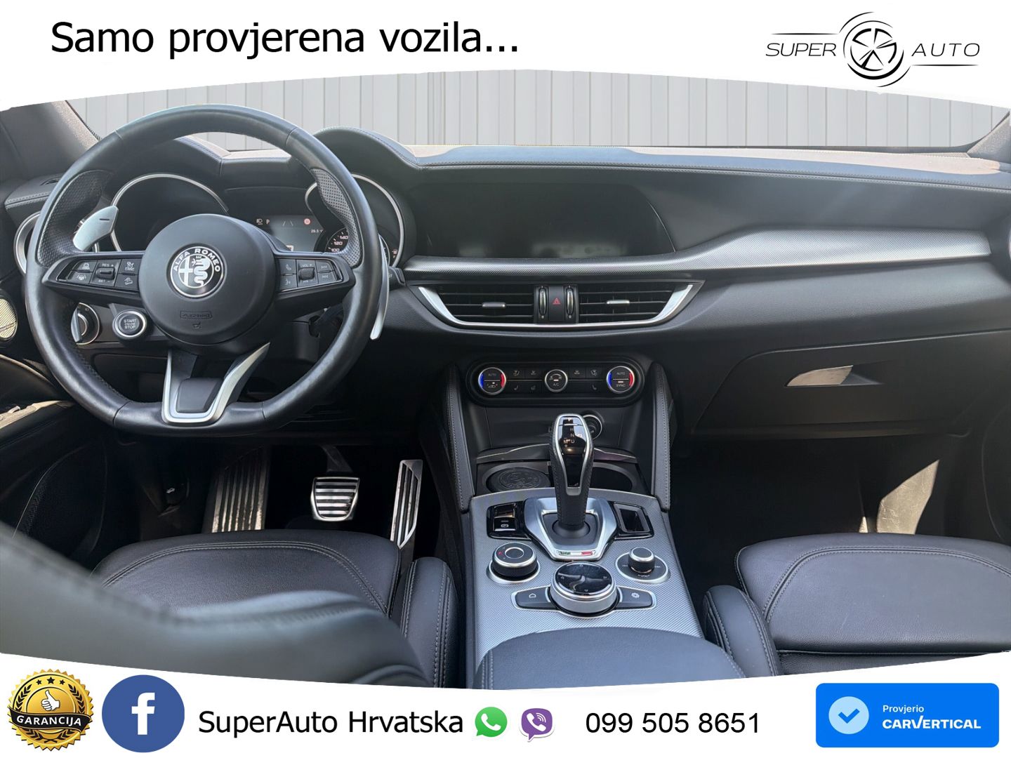 Alfa Romeo Stelvio 2.0 Turbo (280 KS) Q4 Automatic LED+GR SJED+ACC