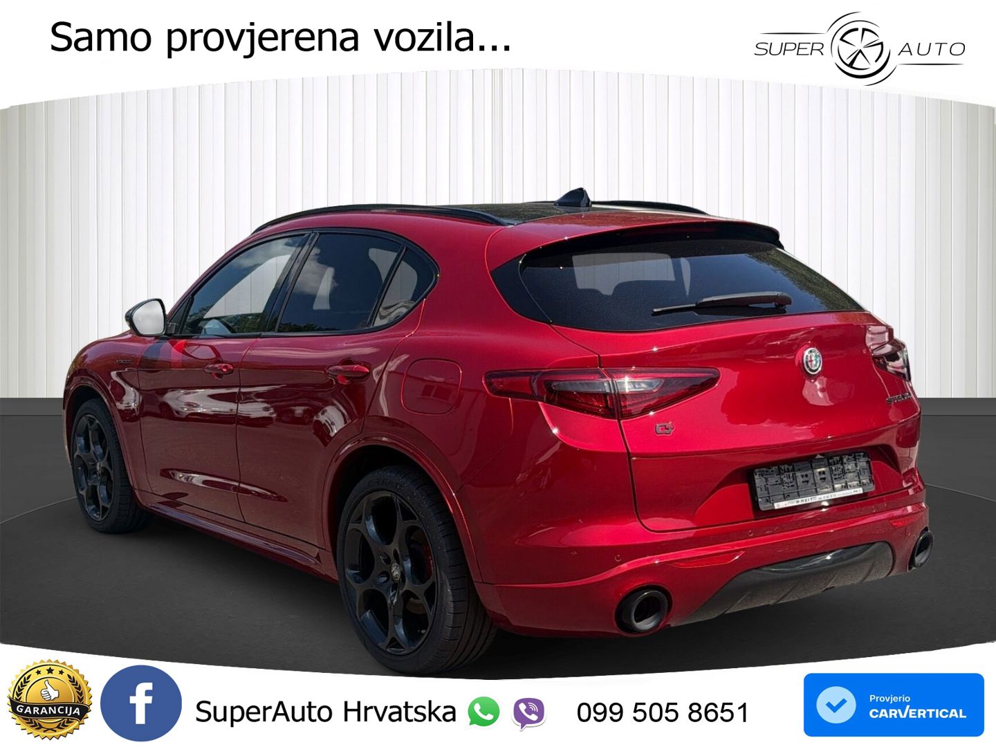 Alfa Romeo Stelvio 2.0 Turbo (280 KS) Q4 Automatic LED+GR SJED+ACC