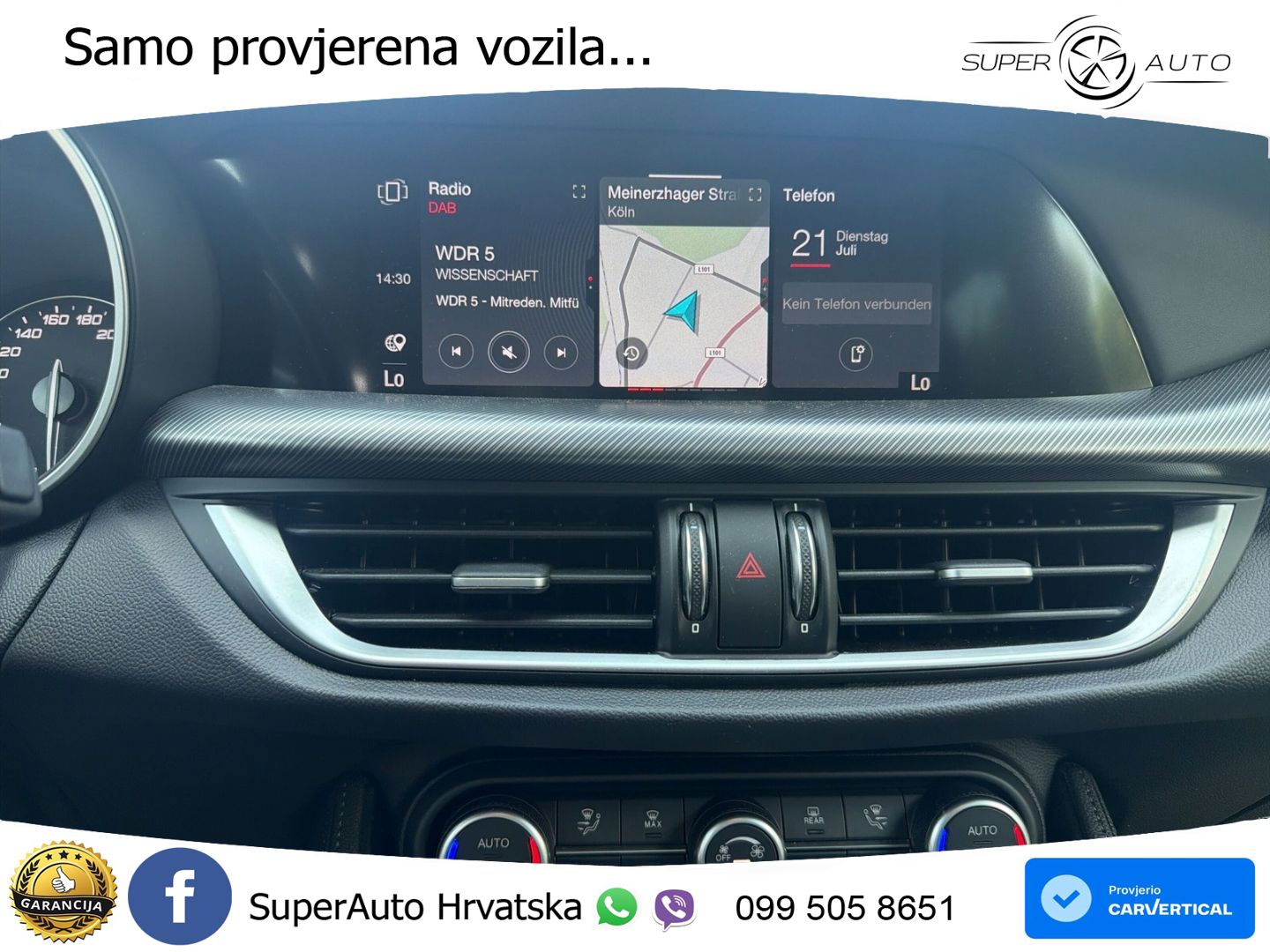 Alfa Romeo Stelvio 2.0 Turbo (280 KS) Q4 Automatic LED+GR SJED+ACC