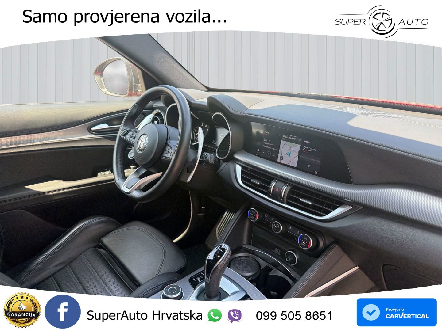 Alfa Romeo Stelvio 2.0 Turbo (280 KS) Q4 Automatic LED+GR SJED+ACC