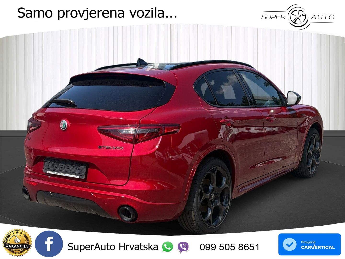 Alfa Romeo Stelvio 2.0 Turbo (280 KS) Q4 Automatic LED+GR SJED+ACC