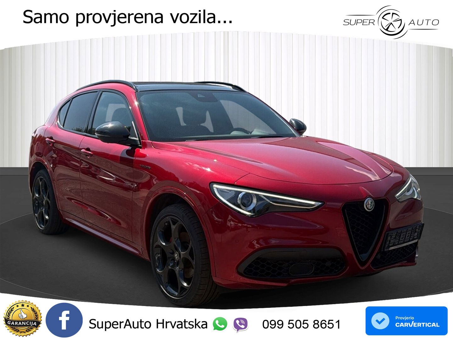 Alfa Romeo Stelvio 2.0 Turbo (280 KS) Q4 Automatic LED+GR SJED+ACC