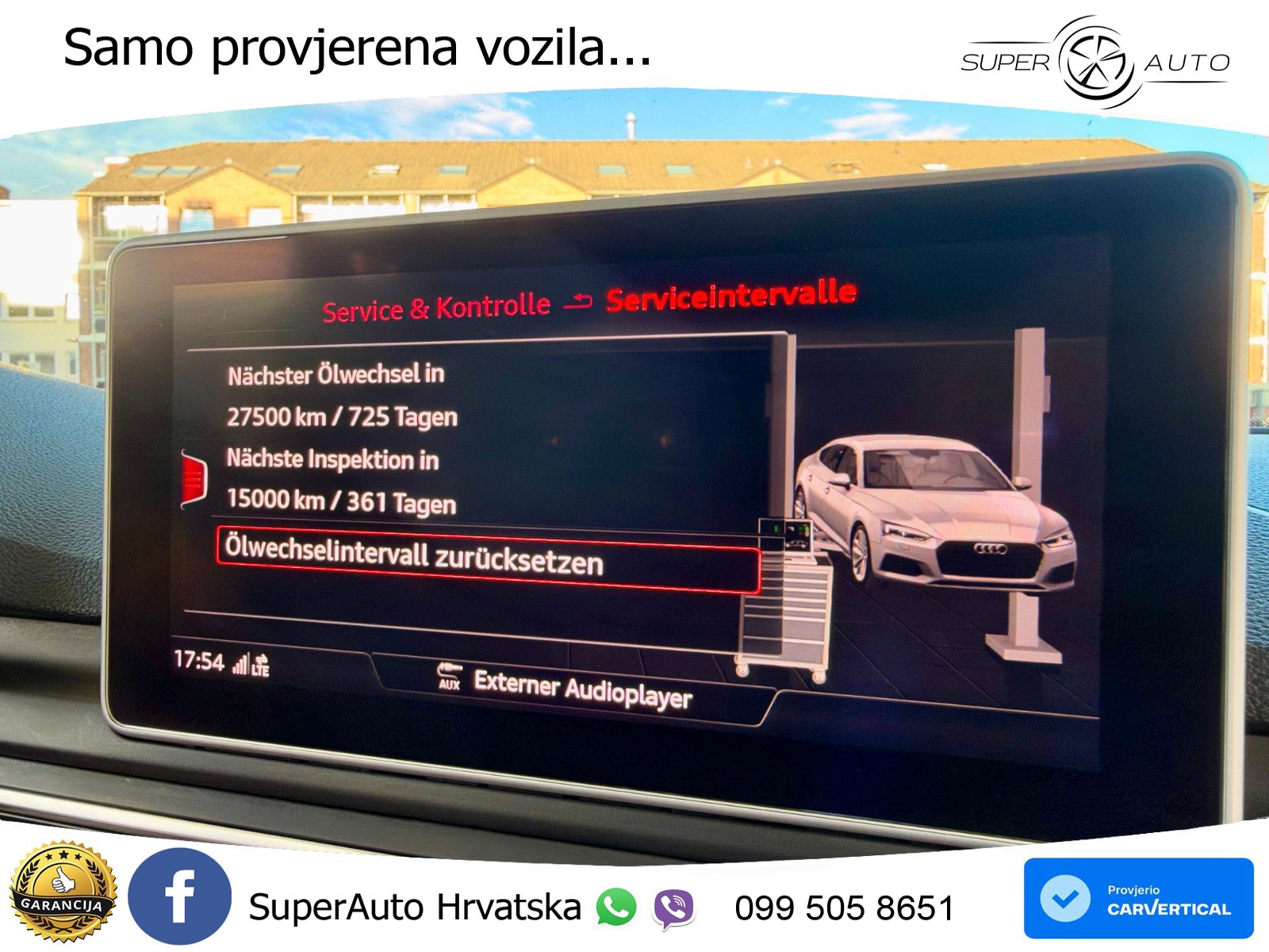 Audi A5 Sportback 40 TFSI (190 KS) S tronic LED+GR SJED+ACC