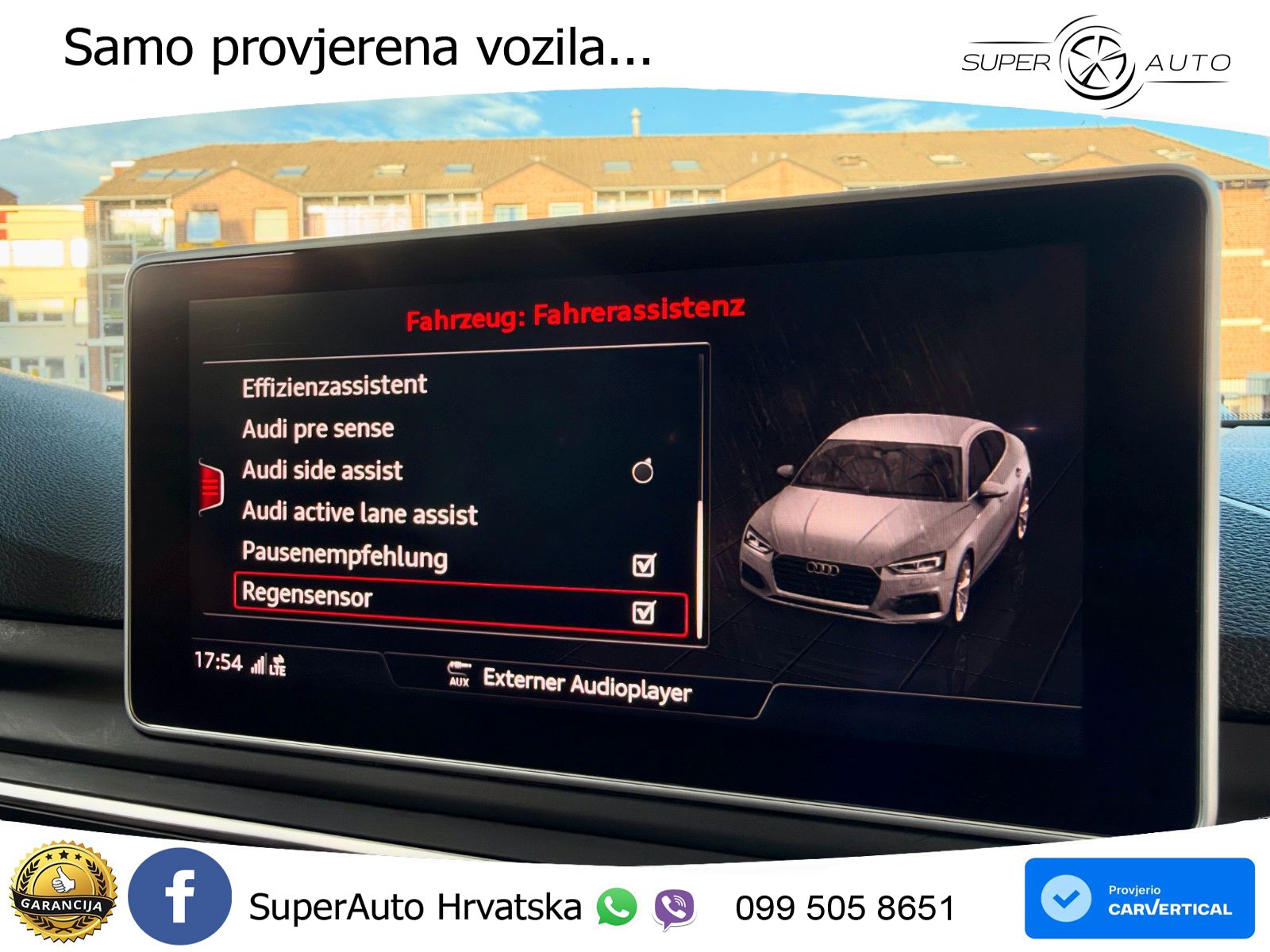 Audi A5 Sportback 40 TFSI (190 KS) S tronic LED+GR SJED+ACC