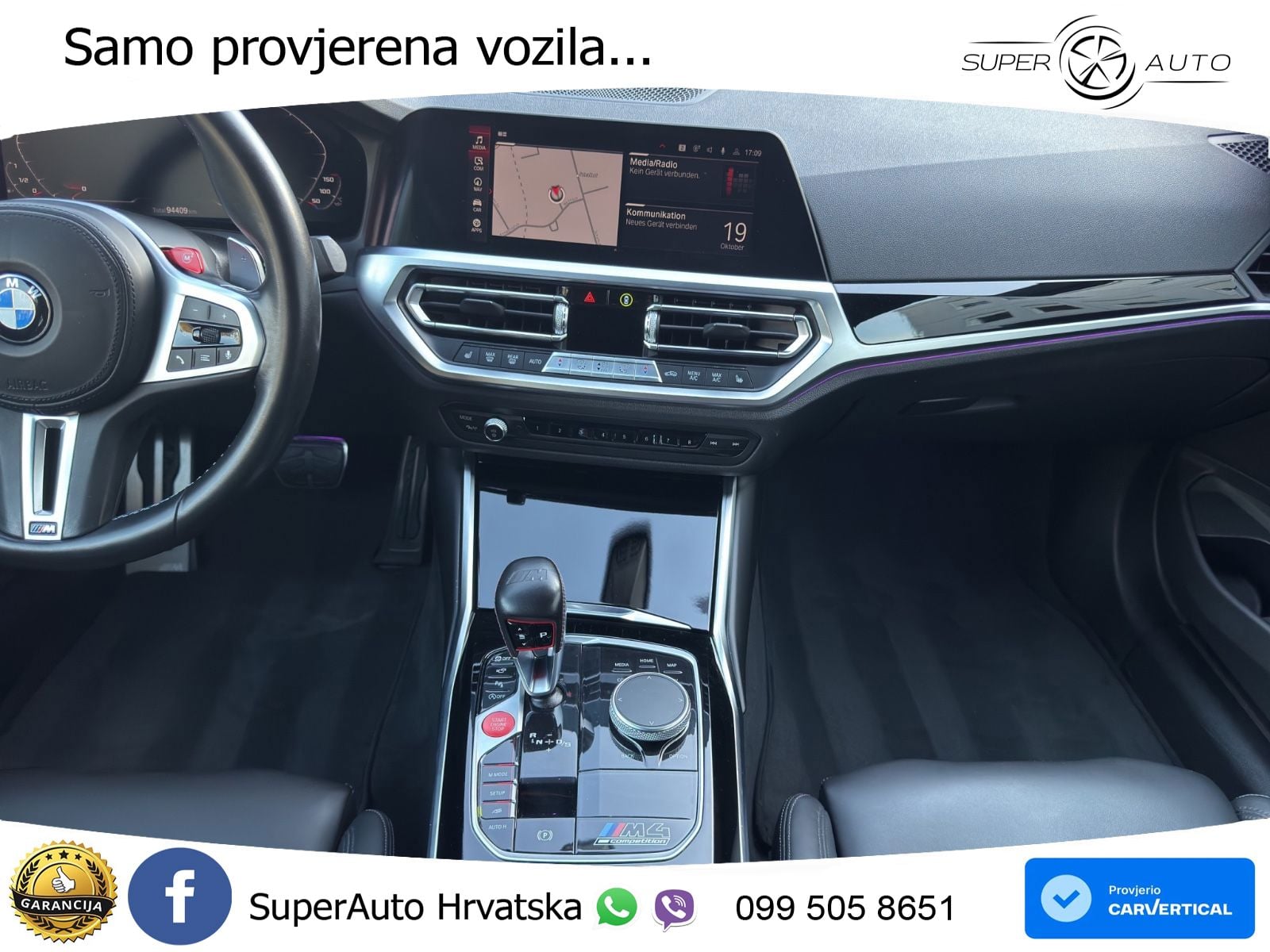 BMW M4 Competition 3.0 (510 KS) xDrive Steptronic LED+GR SJED+ACC