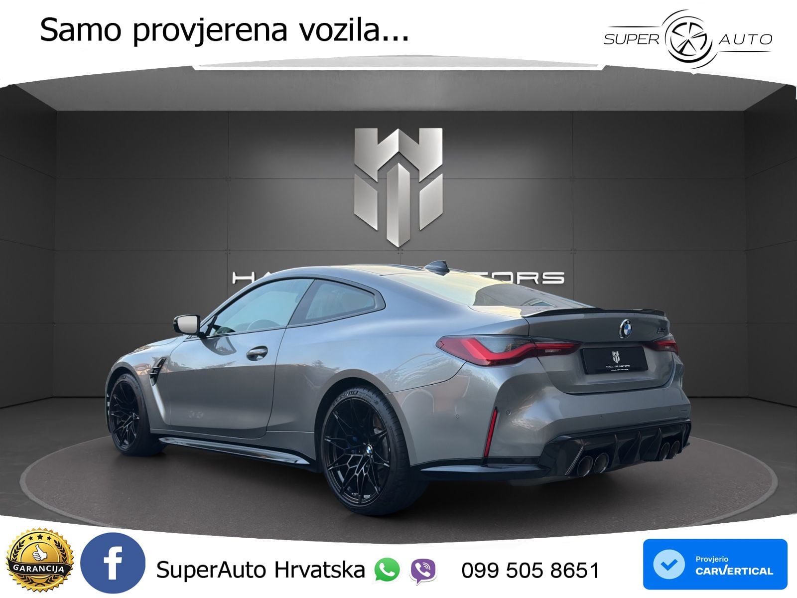 BMW M4 Competition 3.0 (510 KS) xDrive Steptronic LED+GR SJED+ACC