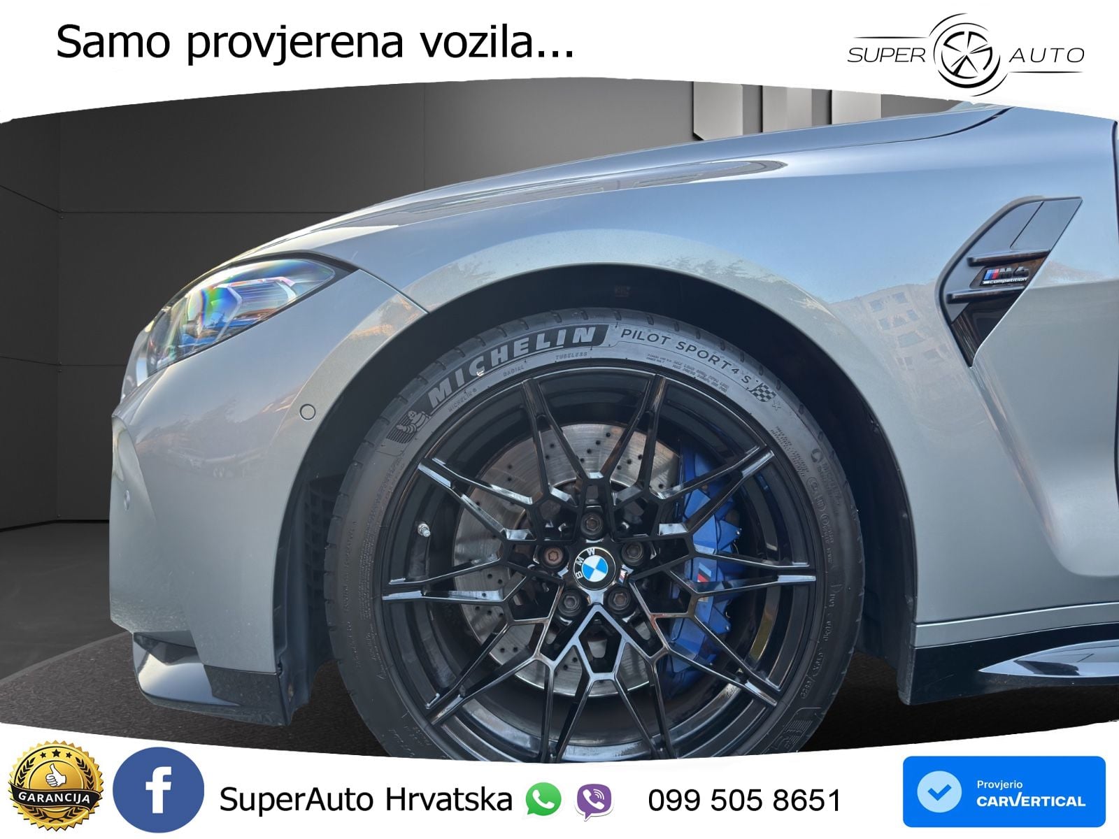 BMW M4 Competition 3.0 (510 KS) xDrive Steptronic LED+GR SJED+ACC