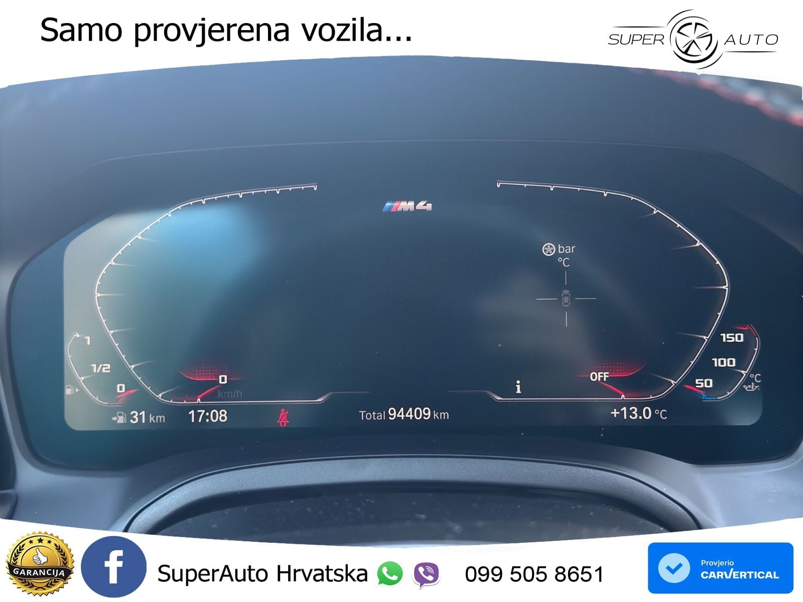 BMW M4 Competition 3.0 (510 KS) xDrive Steptronic LED+GR SJED+ACC