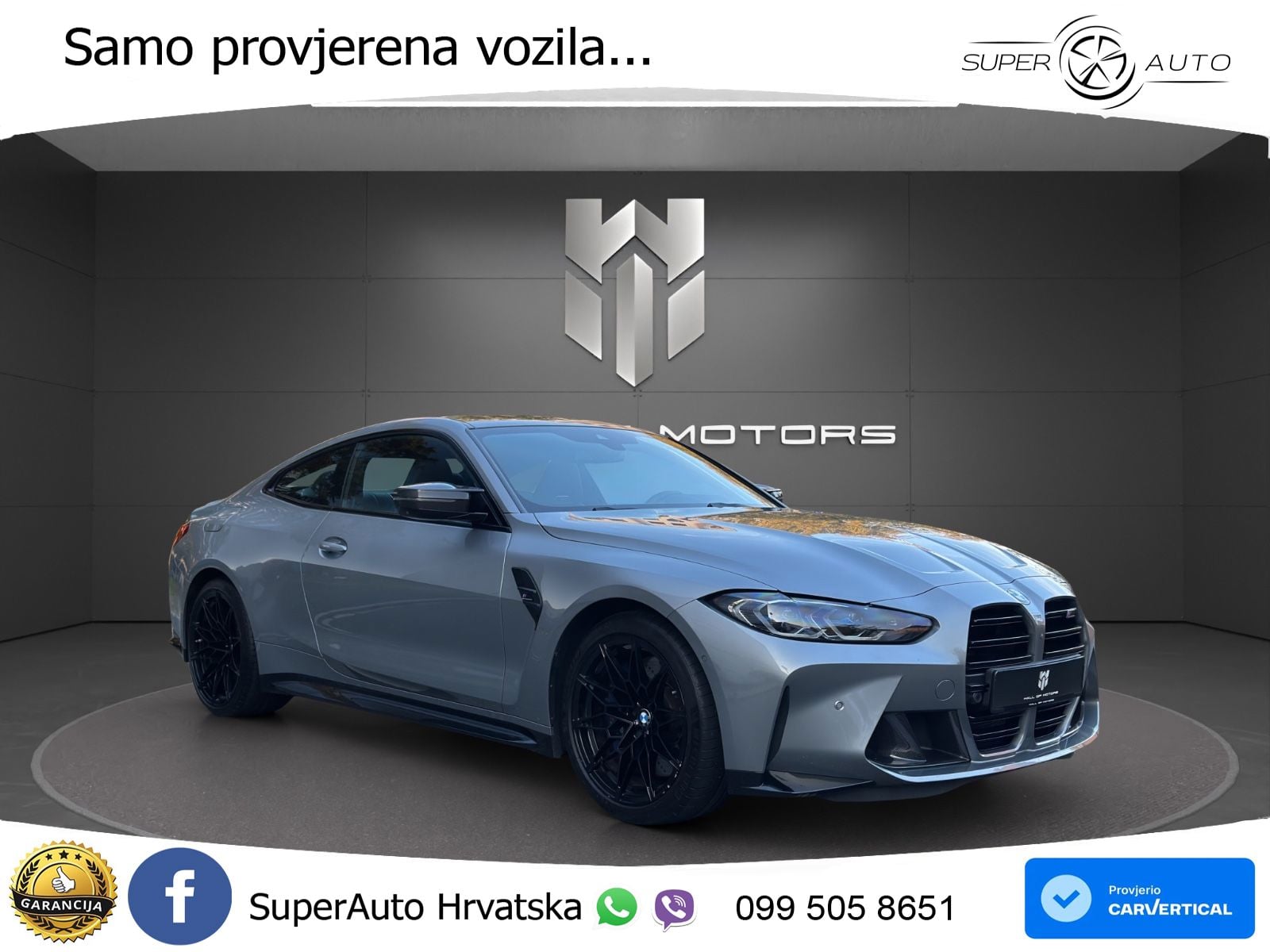 BMW M4 Competition 3.0 (510 KS) xDrive Steptronic LED+GR SJED+ACC