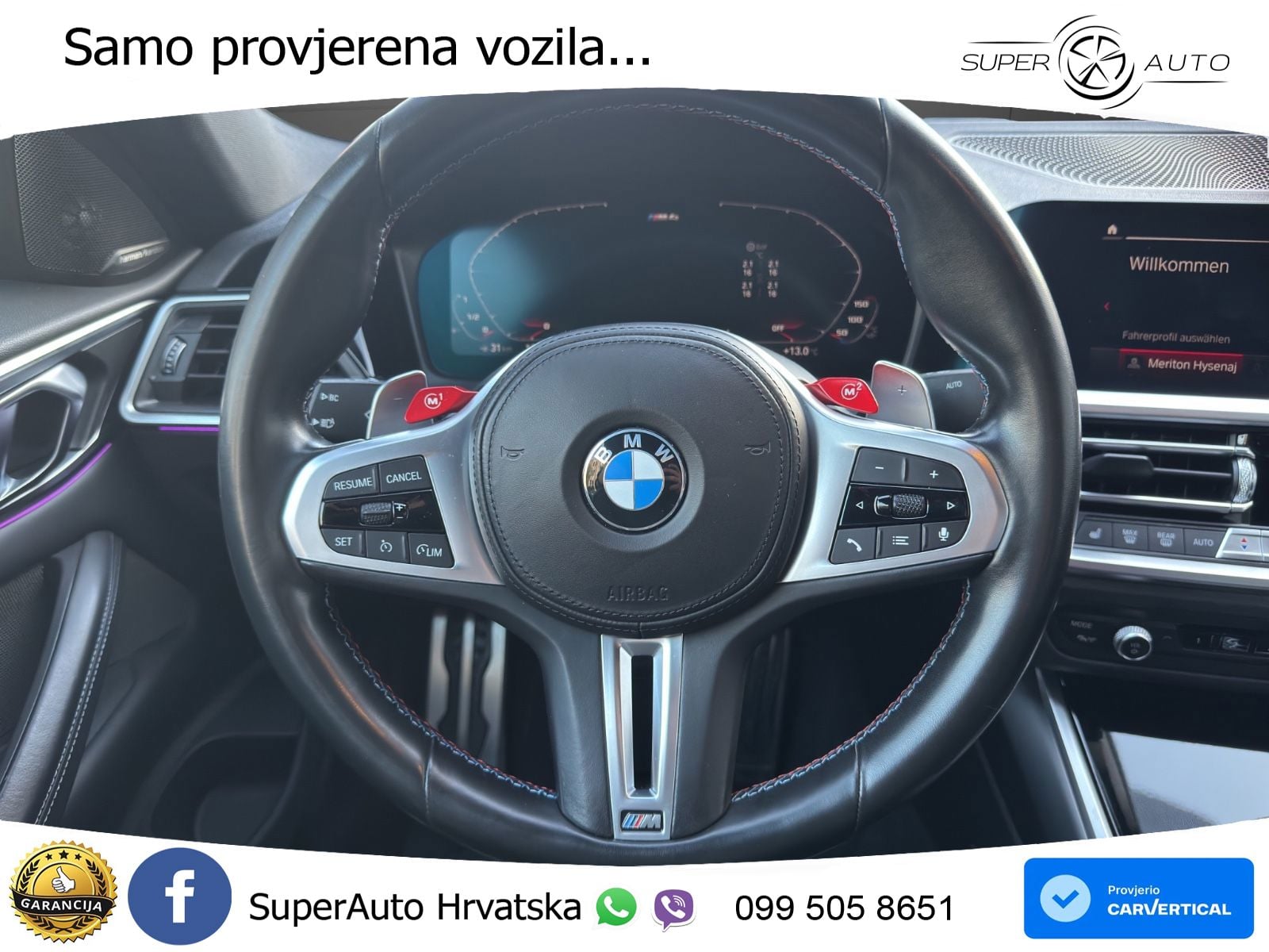 BMW M4 Competition 3.0 (510 KS) xDrive Steptronic LED+GR SJED+ACC