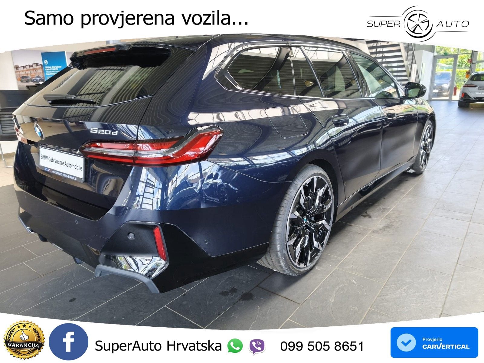 BMW 520d Touring (197 KS) xDrive Steptronic M Sport ACC+HEAD+GR SJED+360+PANO
