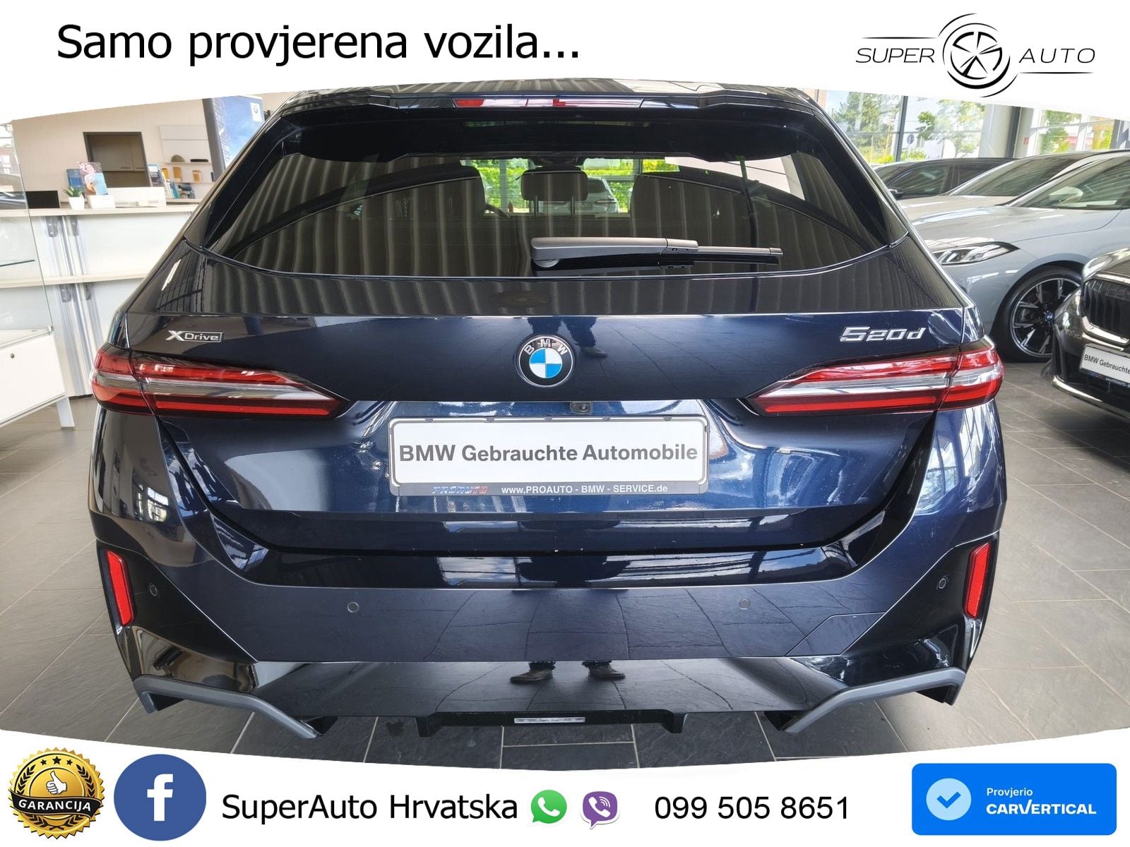 BMW 520d Touring (197 KS) xDrive Steptronic M Sport ACC+HEAD+GR SJED+360+PANO