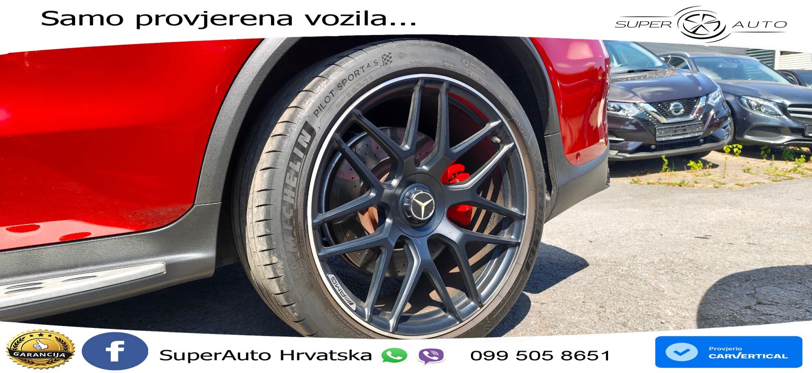 Mercedes AMG GLC 63 S V8 (510 KS) 4MATIC+ MCT ZRAČNI+ACC+4xGR SJED+KAM