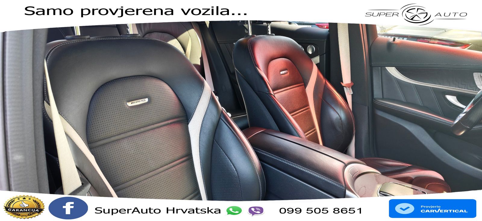Mercedes AMG GLC 63 S V8 (510 KS) 4MATIC+ MCT ZRAČNI+ACC+4xGR SJED+KAM