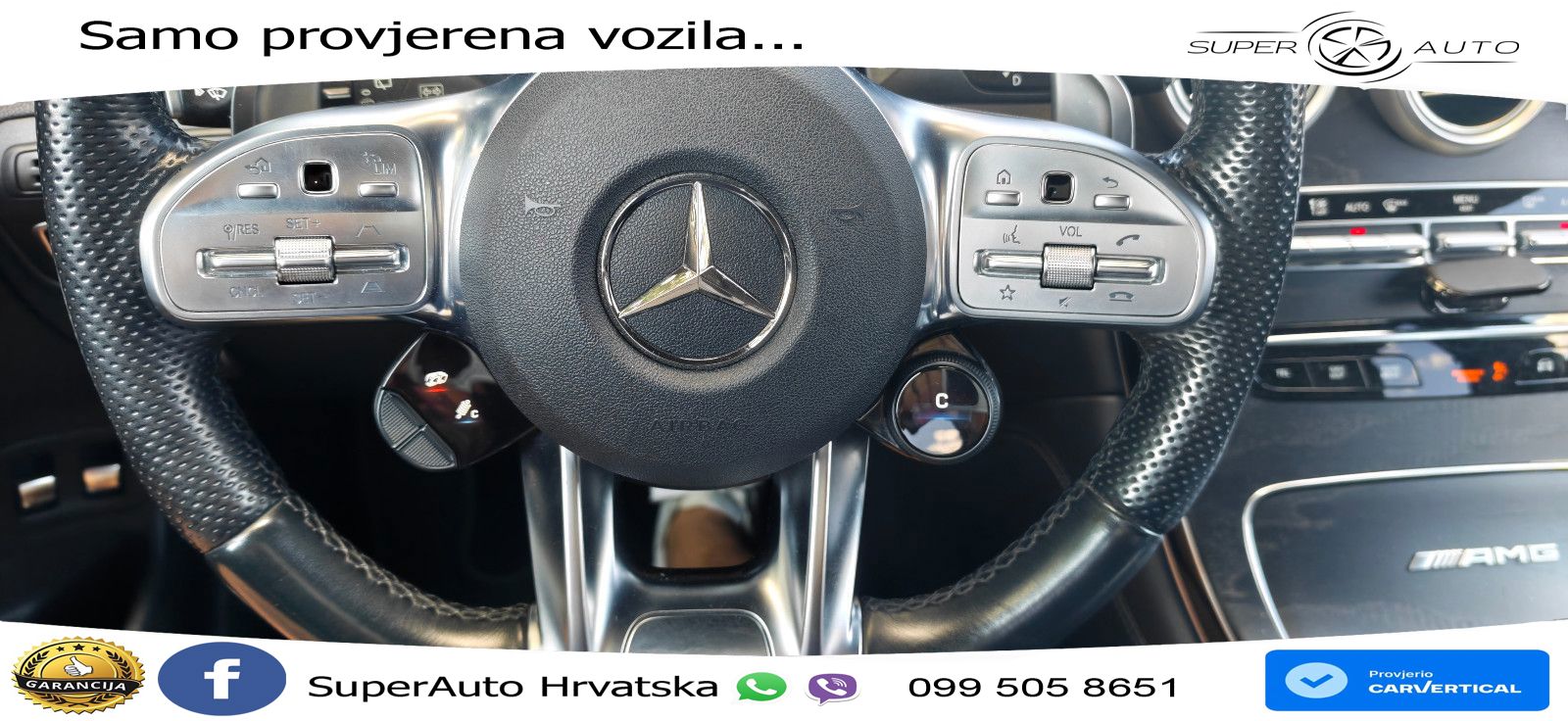 Mercedes AMG GLC 63 S V8 (510 KS) 4MATIC+ MCT ZRAČNI+ACC+4xGR SJED+KAM