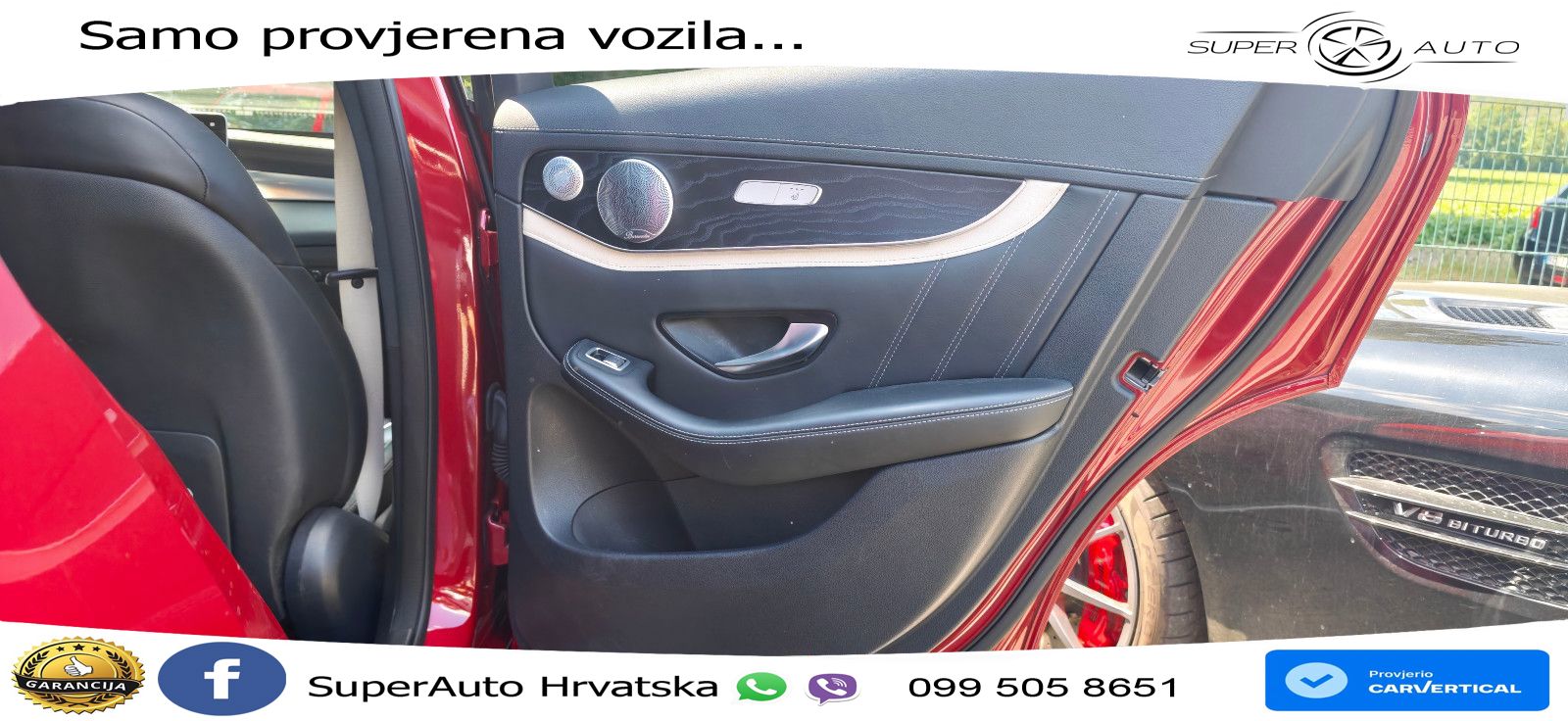 Mercedes AMG GLC 63 S V8 (510 KS) 4MATIC+ MCT ZRAČNI+ACC+4xGR SJED+KAM