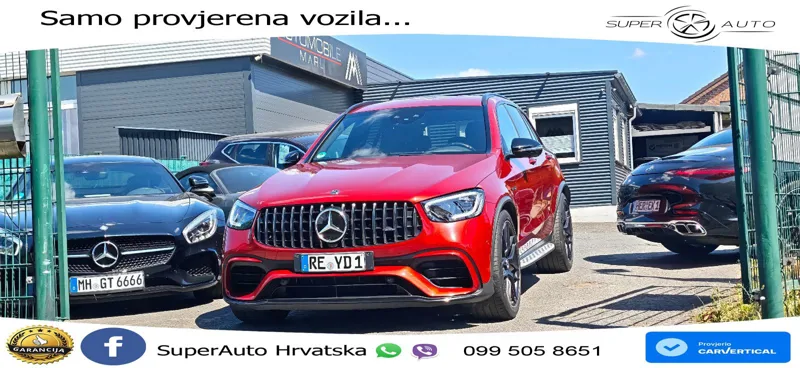 Mercedes AMG GLC 63 S V8 (510 KS) 4MATIC+ MCT ZRAČNI+ACC+4xGR SJED+KAM