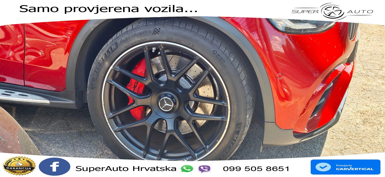 Mercedes AMG GLC 63 S V8 (510 KS) 4MATIC+ MCT ZRAČNI+ACC+4xGR SJED+KAM