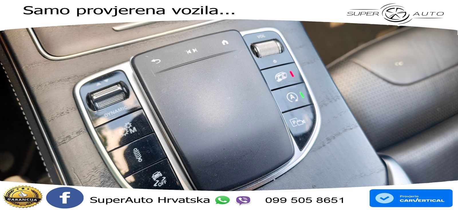 Mercedes AMG GLC 63 S V8 (510 KS) 4MATIC+ MCT ZRAČNI+ACC+4xGR SJED+KAM
