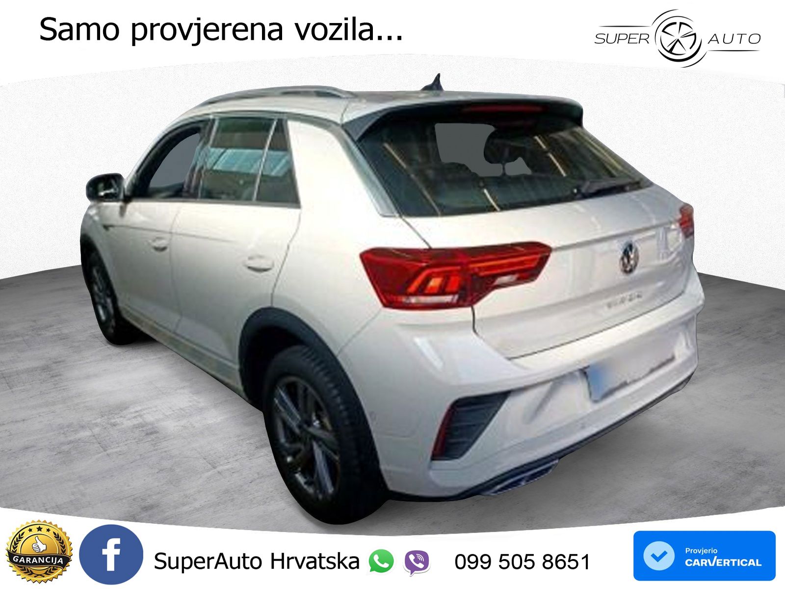 Volkswagen T-Roc 1.5 TSI (150 KS) DSG R-Line LED+GR SJED+ACC