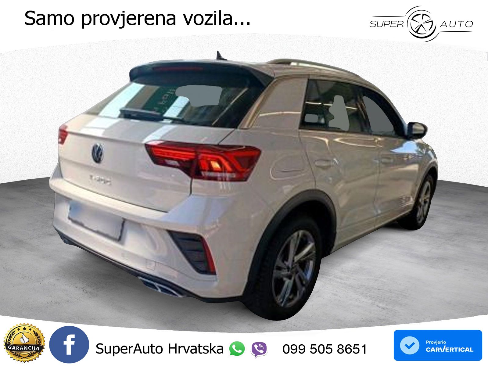 Volkswagen T-Roc 1.5 TSI (150 KS) DSG R-Line LED+GR SJED+ACC