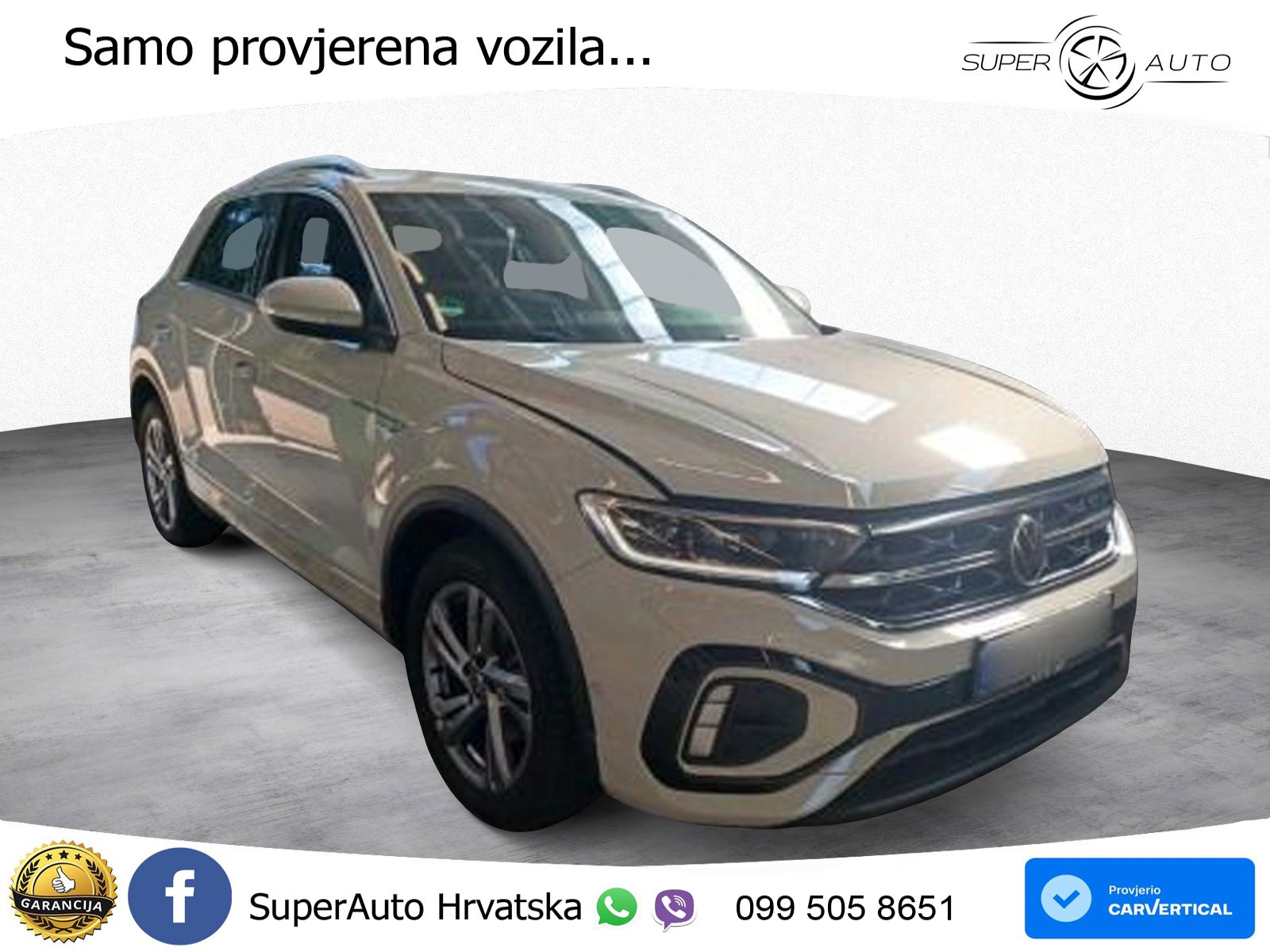Volkswagen T-Roc 1.5 TSI (150 KS) DSG R-Line LED+GR SJED+ACC