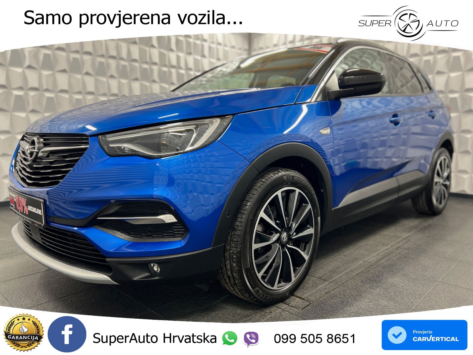 Opel Grandland X 1.2 Turbo (130 KS) Automatic Ultimate LED+GR SJED+ACC