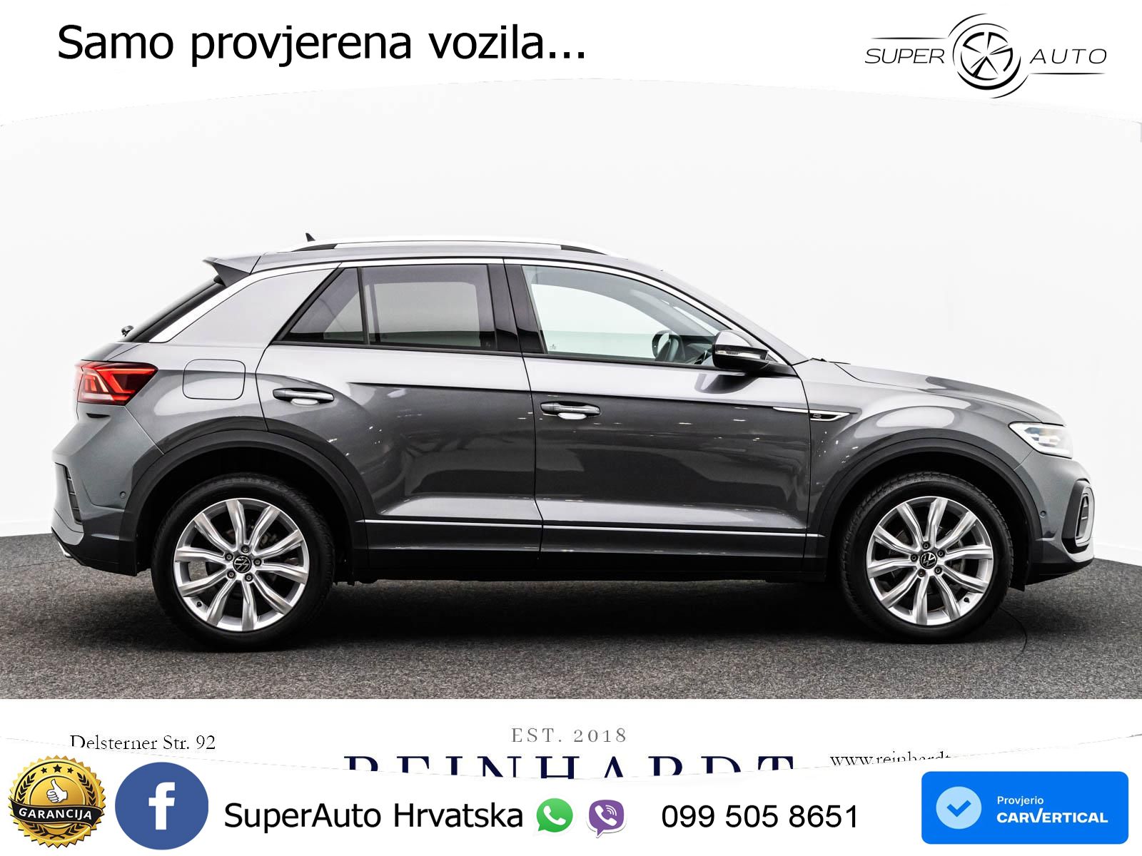 Volkswagen T-Roc 1.5 TSI (150 KS) DSG R-Line LED+GR SJED+ACC
