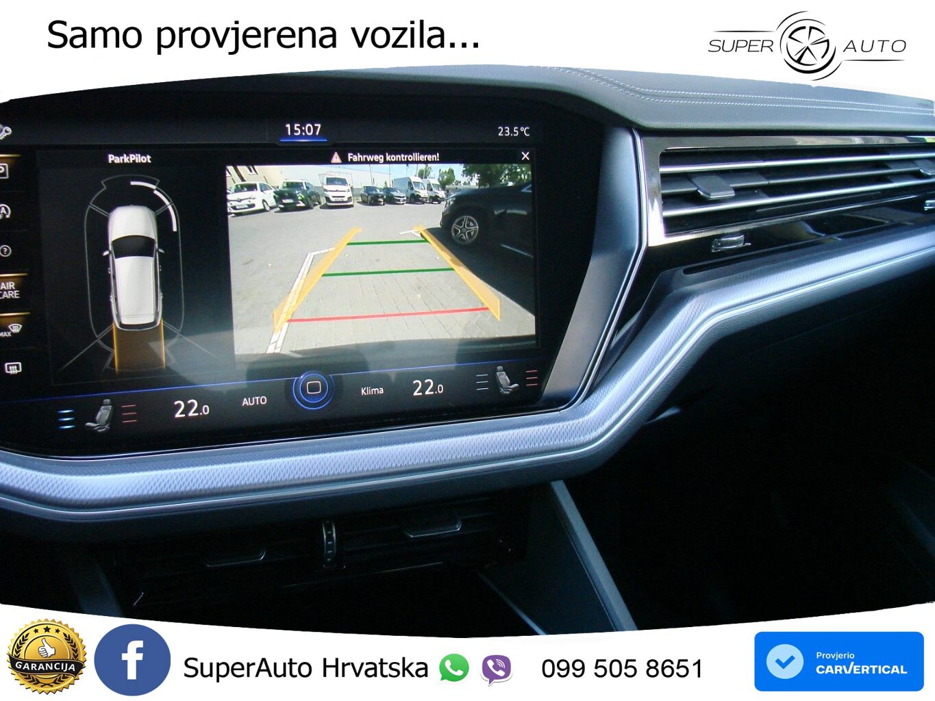 Volkswagen Touareg 3.0 V6 TDI (286 KS) 4MOTION Tiptronic R-Line ZRAČNI+ACC+GR SJED+KAM+PANO