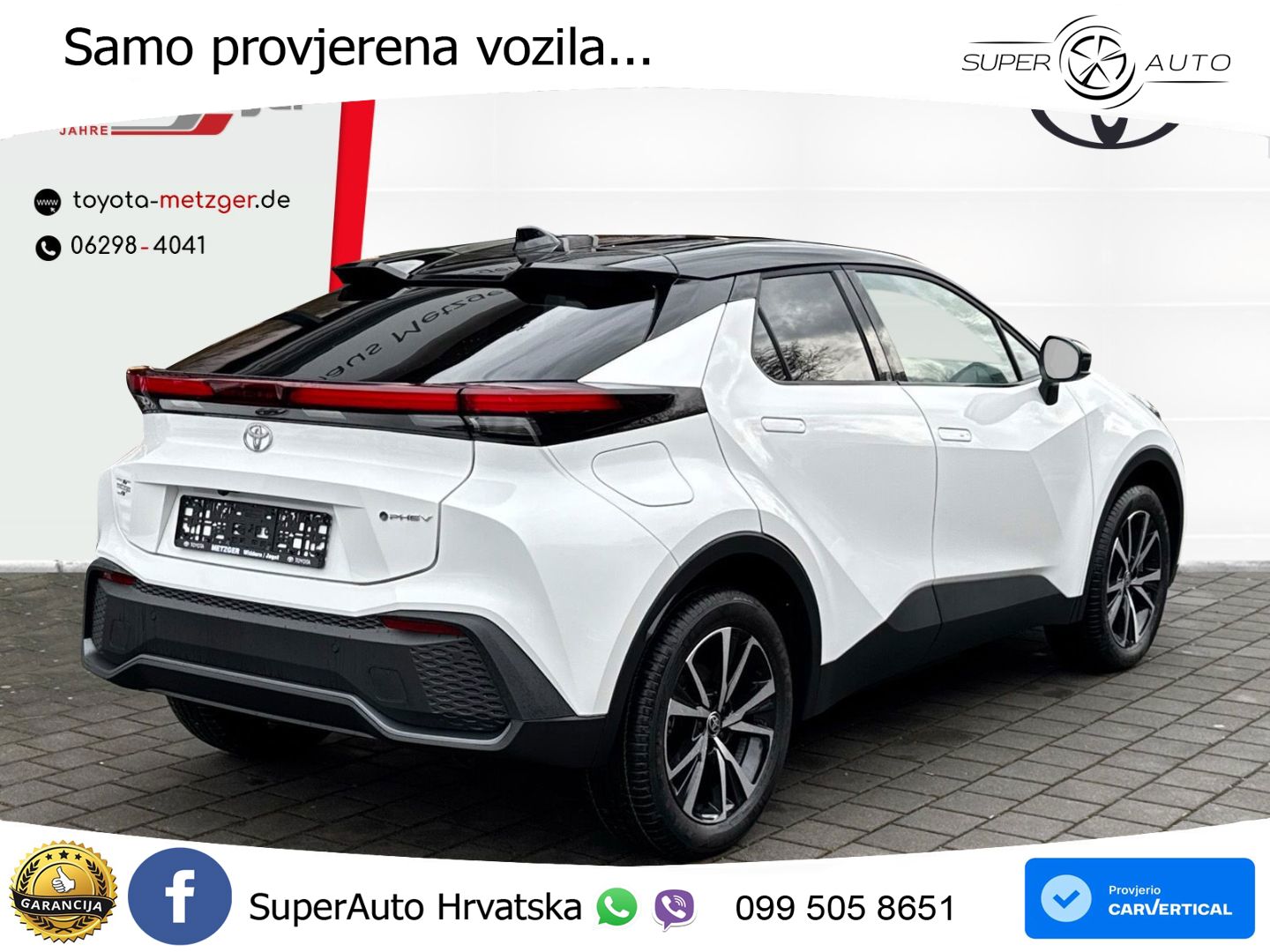 Toyota C-HR 2.0 (223 KS) PHEV e-CVT Teamplayer LED+GR SJED+ACC