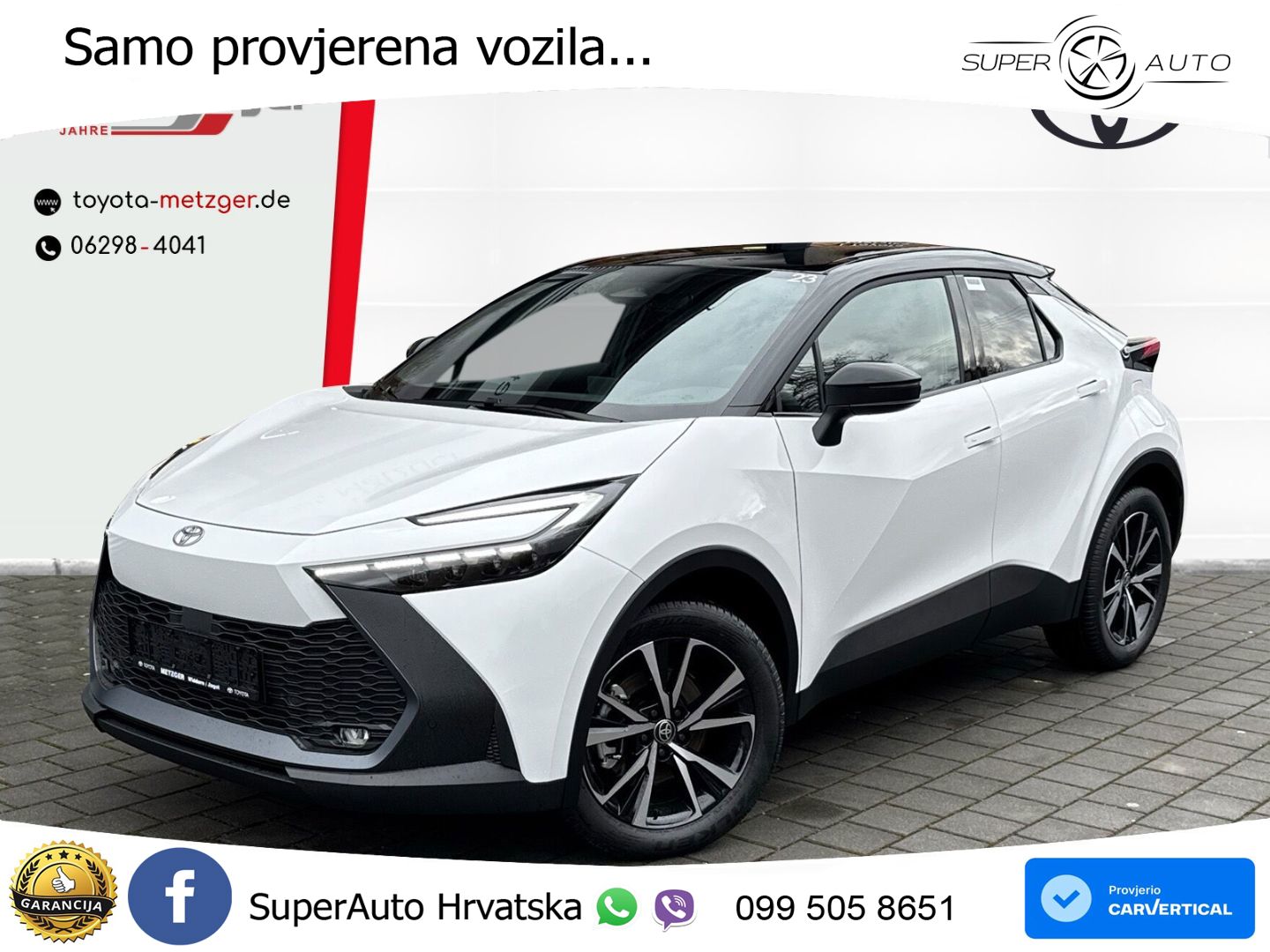 Toyota C-HR 2.0 (223 KS) PHEV e-CVT Teamplayer LED+GR SJED+ACC