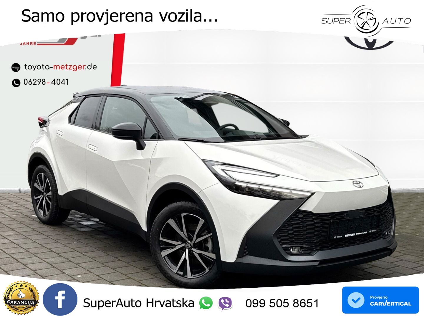 Toyota C-HR 2.0 (223 KS) PHEV e-CVT Teamplayer LED+GR SJED+ACC