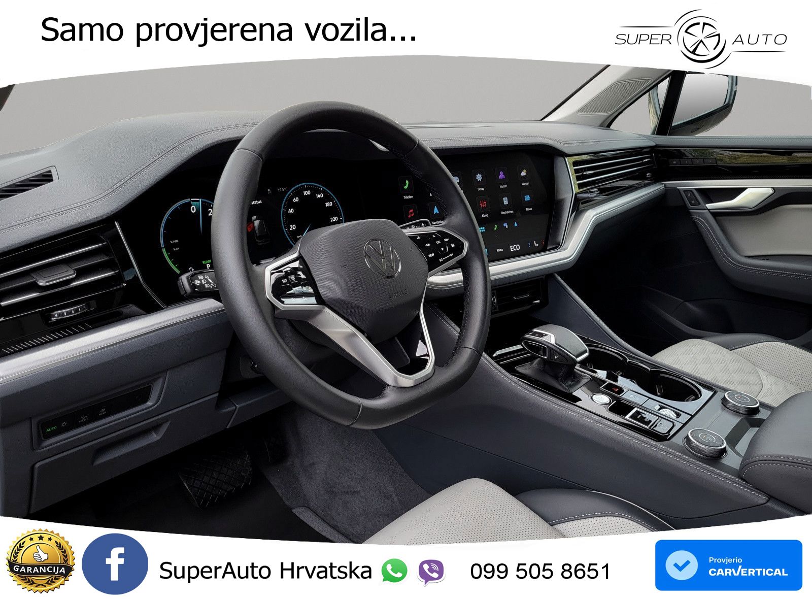 Volkswagen Touareg 3.0 V6 TFSI (381 KS) 4MOTION Tiptronic ZRAČNI+ACC+GR SJED+KAM+PANO