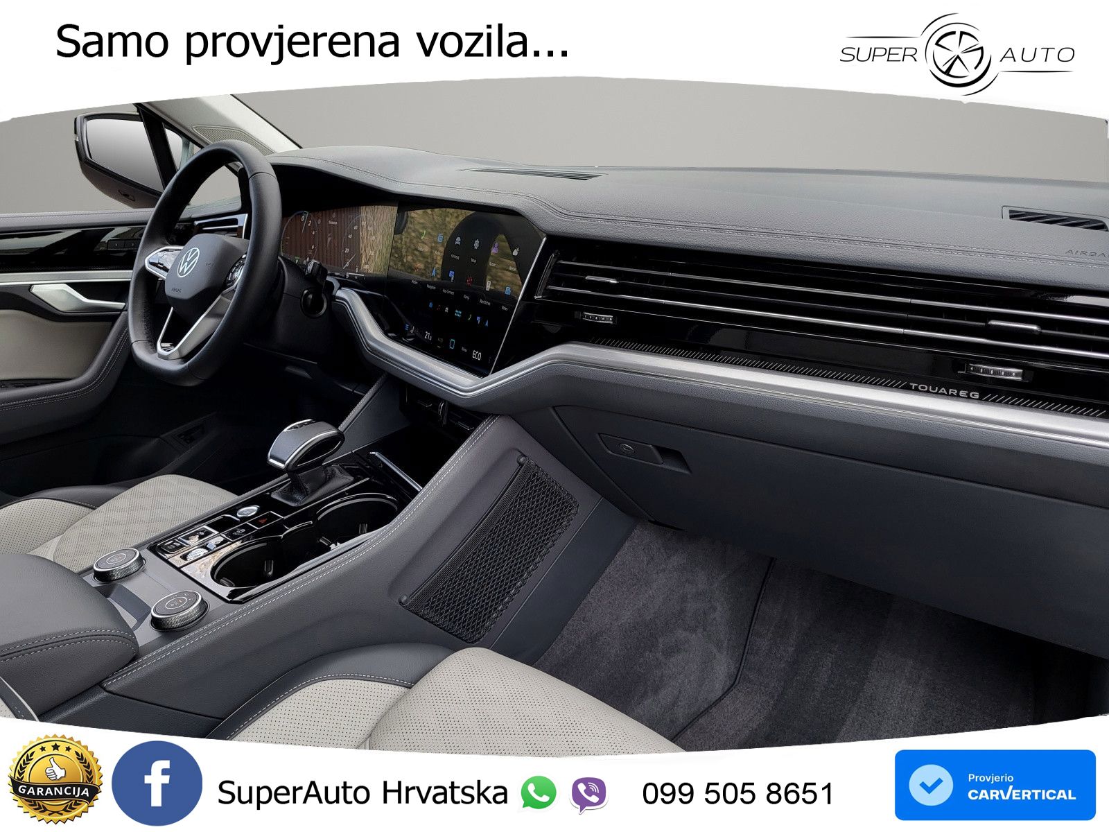 Volkswagen Touareg 3.0 V6 TFSI (381 KS) 4MOTION Tiptronic ZRAČNI+ACC+GR SJED+KAM+PANO